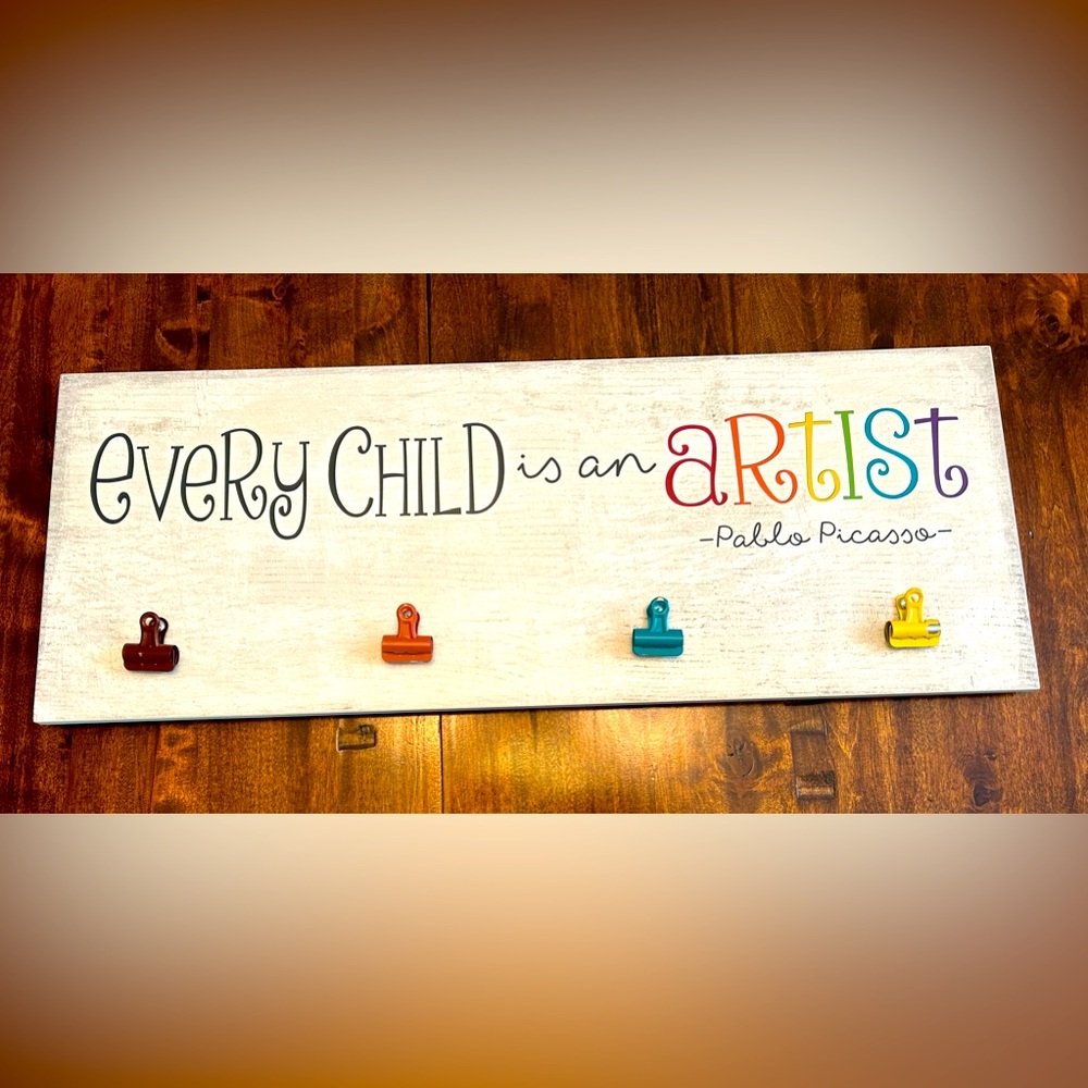 Every Child is an Artist Wall Hanging